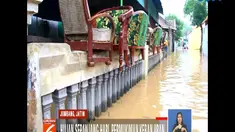 Hingga Senin pagi, ketinggian banjir yang bervariasi mencapai setengah hingga 1 meter. Kondisi ini mengakibatkan aktivitas warga terganggu.