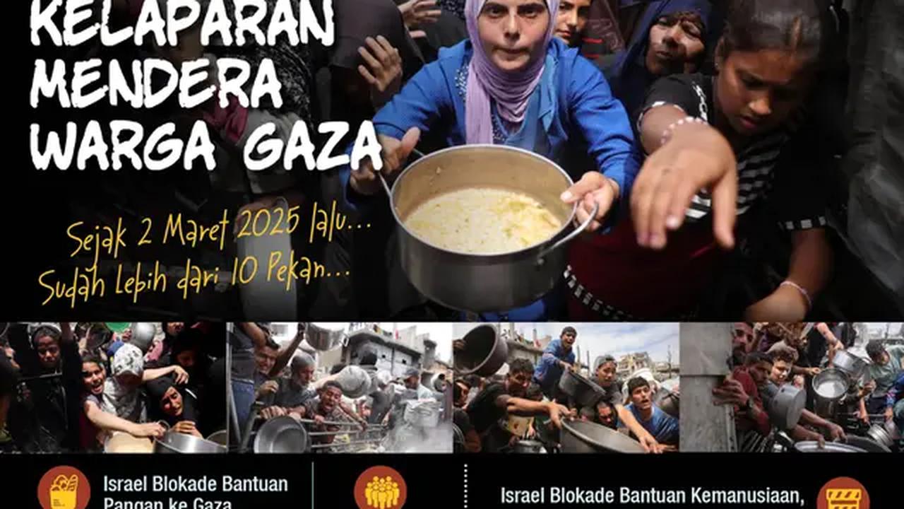 Infografis Bencana Kelaparan Mendera Warga Gaza. (Liputan6.com/Abdillah)