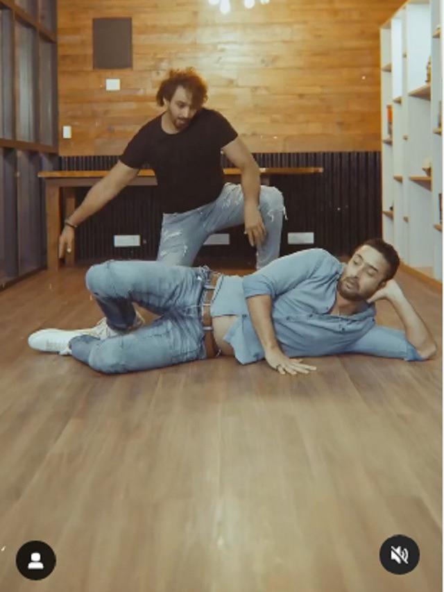 Reuni Shaheer Sheikh - Sourabh Raaj Jain pemain Mahabharata (Foto: Instagram/sourabhraaj.jain)