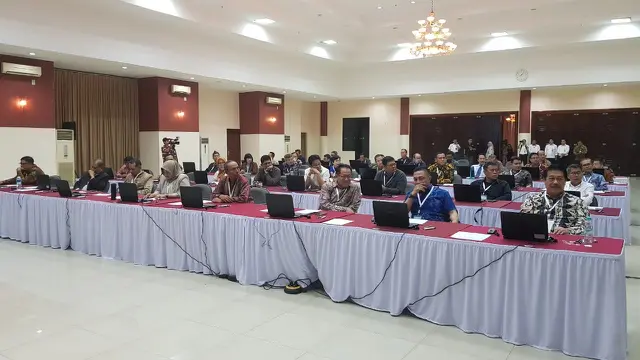 Sebanyak 40 Capim KPK mengikuti tes profile assessment di Gedung Lemhanas, Jakarta, Kamis (8/8/2019).