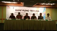 KPU Tangsel pleno putuskan Airin sebagai walikota terpilih (Pramita Tristiawati/Liputan6.com)