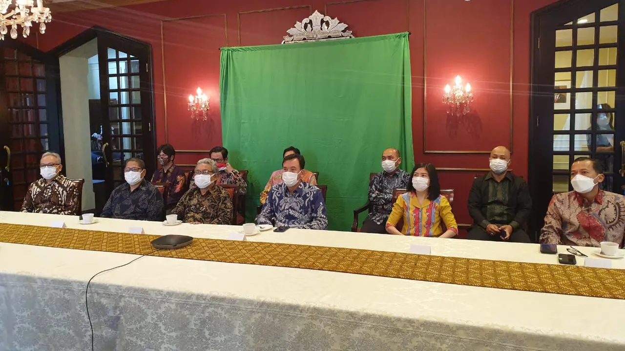 Duta Besar Heri Akhmadi menjelaskan Pancasila merupakan jiwa Indonesia yang tidak hanya menjadi dasar negara, melainkan juga falsafah hidup untuk seluruh warga negara Indonesia (KBRI Tokyo)