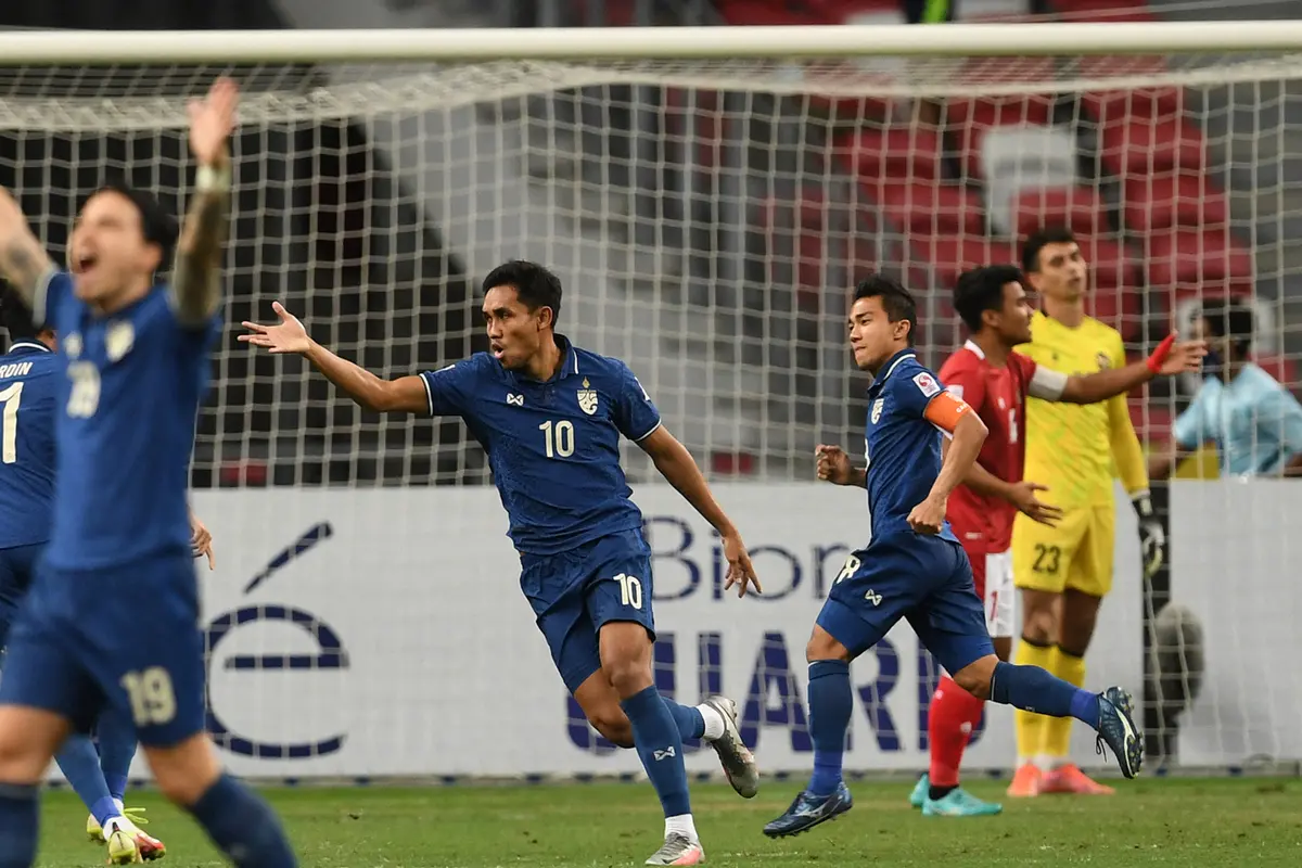 Foto: Kena Mental, Timnas Indonesia Langsung Tertekan dan Takluk 0-4 dari Thailand di Leg Pertama Final Piala AFF 2020