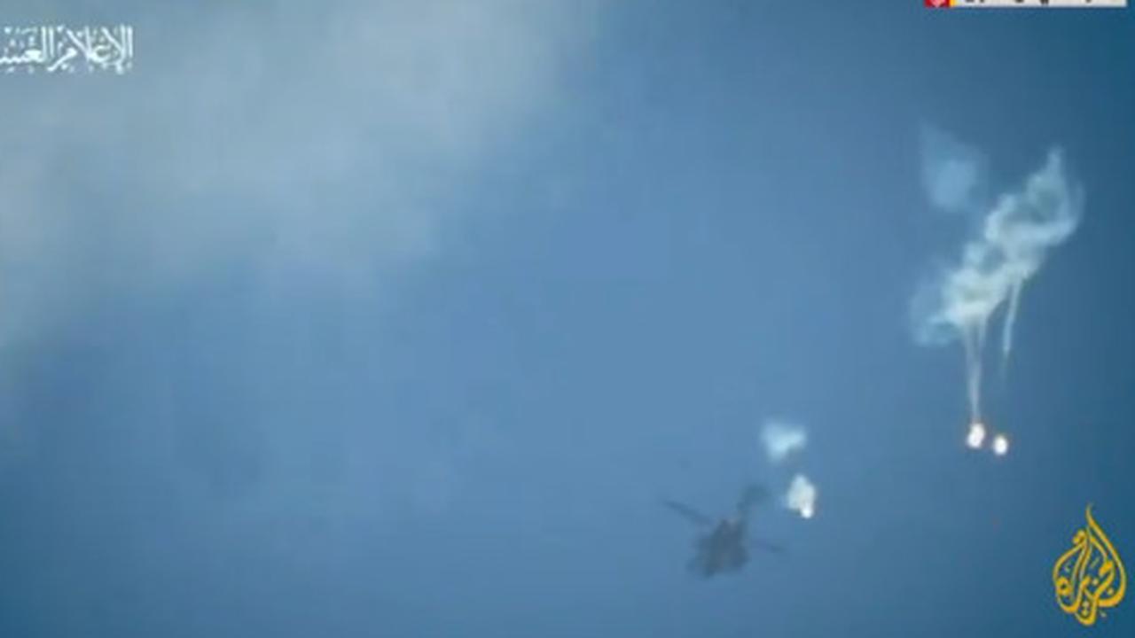 Detik-Detik Helikopter Israel Kabur Terbirit-birit karena Ditembaki Brigade Al-Qassam, Niatnya Mau Jemput Tentara Zionis yang Tewas Urung