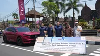 Revitalisasi Marka Jalan dan Rambu Lalu Lintas oleh PT Honda Prospect Motor