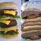 Ulti-Meatum burger, burger raksasa yang mengandung 10 ribu kalori. (Foto: Dailymail)