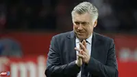 Ancelotti Puas Madrid Tahan Imbang Lyon