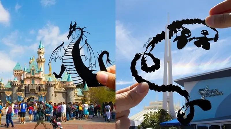 7 Kreasi Paper Art Karakter Disney, Detailnya Mengagumkan