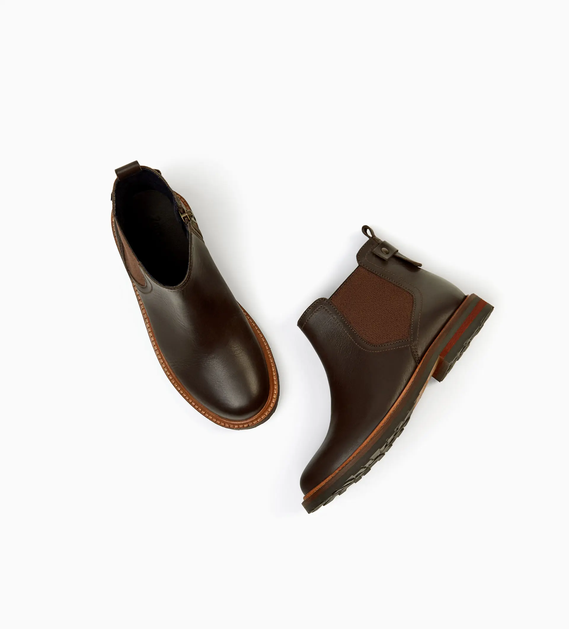 Leather Chelsea Boots, Zara. 