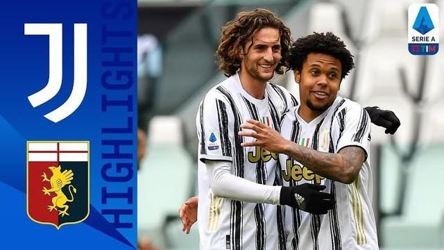 Berita video gol-gol Juventus ke gawang Genoa dalam highlights laga pekan ke-30 di Allianz Stadium, Minggu (11/4/2021) malam hari WIB.