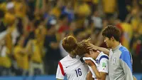  Kesedihan pemain Korea Selatan (REUTERS/Ivan Alvarado)