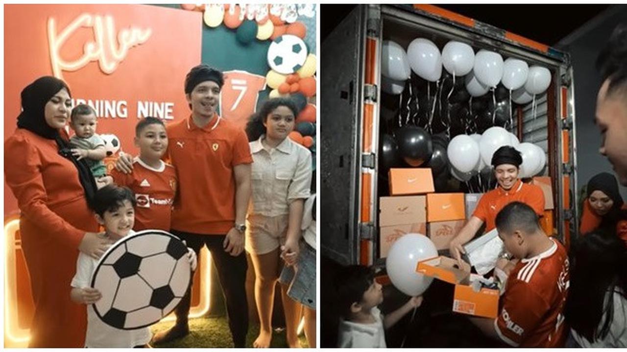 6 Momen Atta Halilintar Beri Kado Kellen Anak Krisdayanti Satu Truk Sepatu