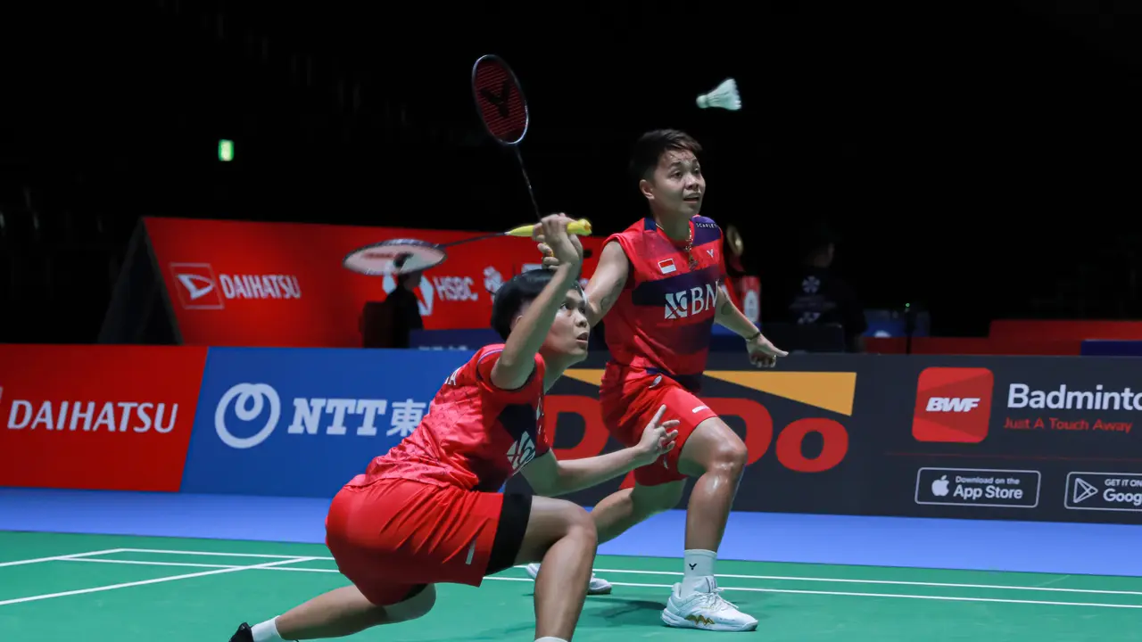 Apriyani Rahayu/Siti Fadia Silva Ramadhanti  - Japan Open 2023 - Bulu Tangkis