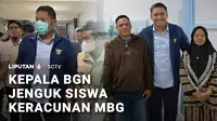 Kepala BGN, Sudaryono, membesuk korban keracunan MBG di Semarang, Jawa Tengah. Selain membesuk korban, Sudaryono juga memberi sanksi SPPG pemasok MBG ke SMK Negeri 6, yang membuat ratusan siswa dan belasan guru diduga keracunan.