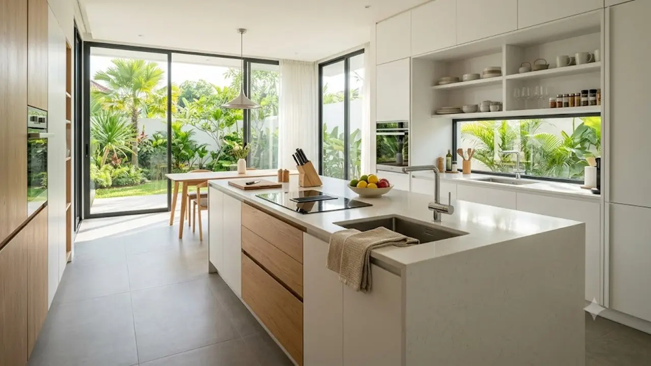 Inspirasi Dapur Terbuka Minimalis