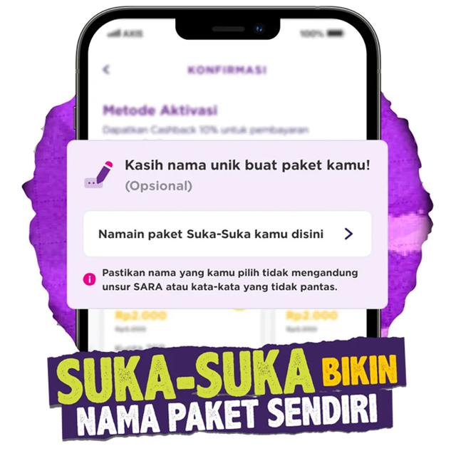 Paket Suka-Suka dari AXIS.