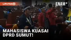 Mahasiswa Duduki DPRD Sumut untuk Tolak Perppu Cipta Kerja
