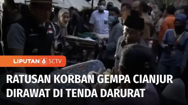 Hingga Senin (21/11) malam, sebanyak 162 orang meninggal dunia akibat gempa di Cianjur, Jawa Barat. Korban di RSUD Sayang Cianjur dirawat di halaman karena mengantisipasi adanya gempa susulan.