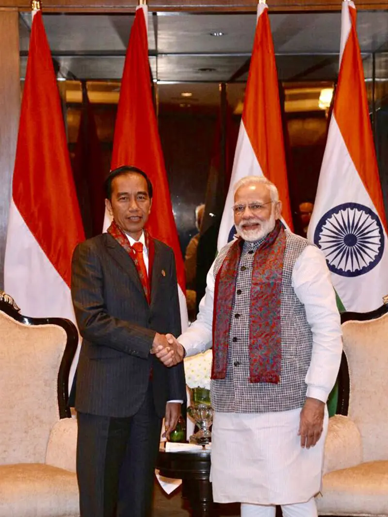 Jokowi Lakukan Pertemuan Bilateral dengan PM Narendra Modi