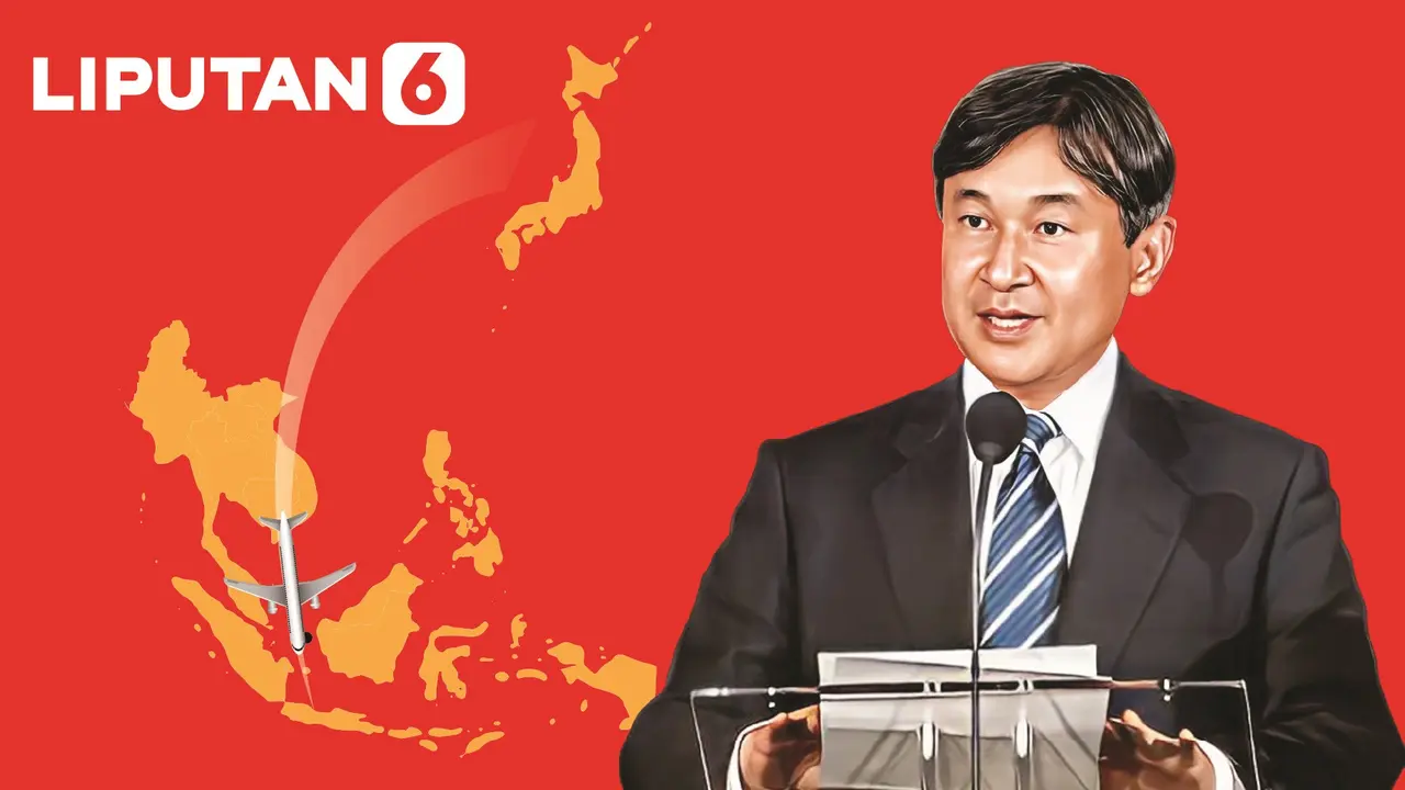Banner Infografis Kunjungan Kenegaraan Kaisar Jepang Naruhito ke Indonesia. (Liputan6.com/Abdillah)