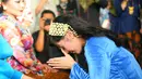 Pemeran Ardina Rasti hari ini, Sabtu (20/1/2018) akan melepas masa lajangnya. Anak artis senior Erna Santoso itu akan dipersunting Arie Dwi Andika. (Nurwahyunan/Bintang.com)