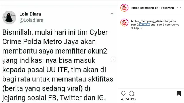 Unggahan Lola Diara