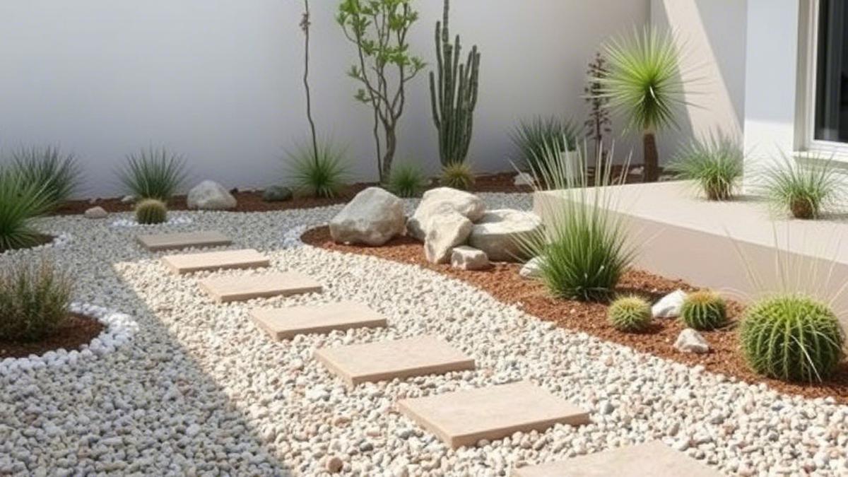 12 Model Taman Batu Kerikil yang Mudah Dibuat, Minimalis dan Artistik