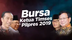 Tim pemenangan dua pasangan bakal calon presiden dan bakal calon wakil presiden yang akan bertarung pada Pemilihan Presiden 2019 belum menentukan siapa yang akan duduk sebagai ketua tim sukses.