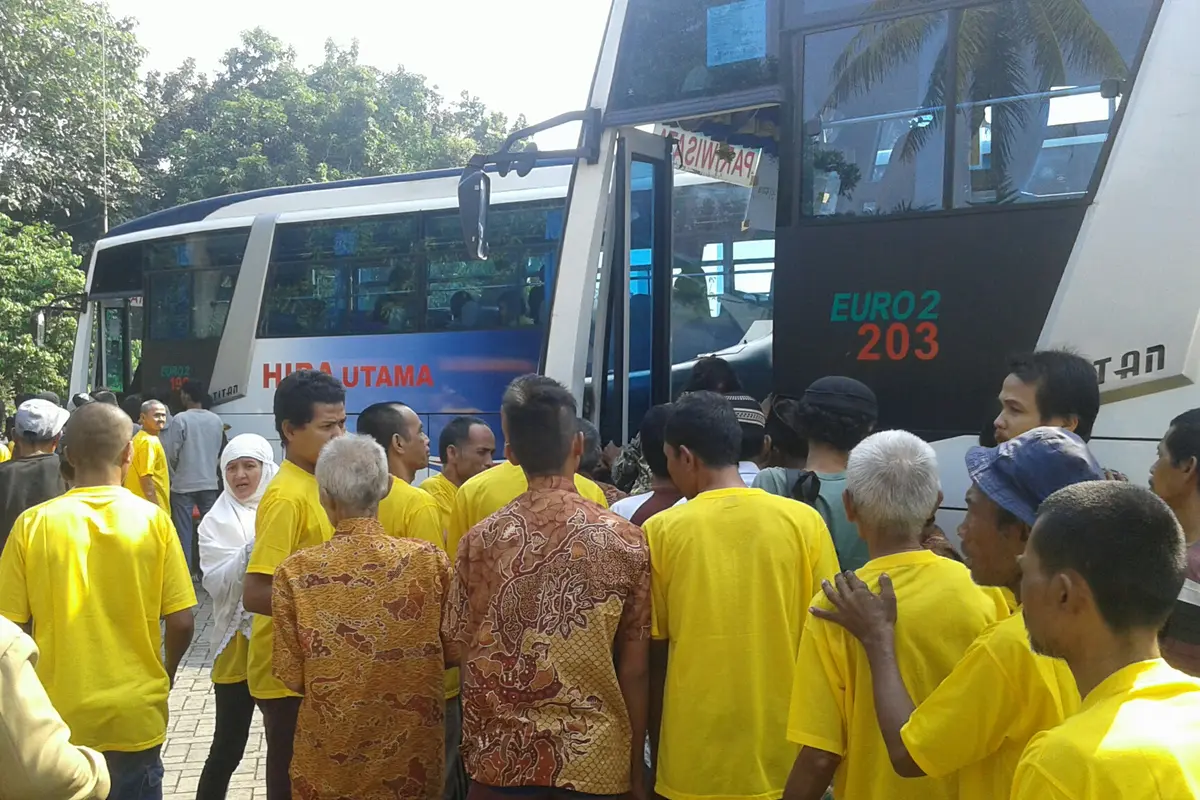 Gelandangan dan pengemis mudik