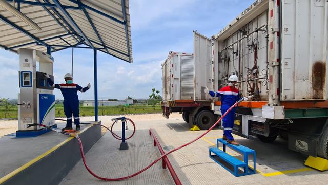 Mother Station Compressed Natural Gas (MS CNG) PT Pertagas Niaga di Kecamatan Jiken, Kabupaten Blora, Jawa Tengah mulai beroperasi pada Jumat (31/12/2021).