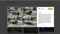 Kejar Pengendara Hindari Razia, Polisi Jatuh dan Tertimpa Motor