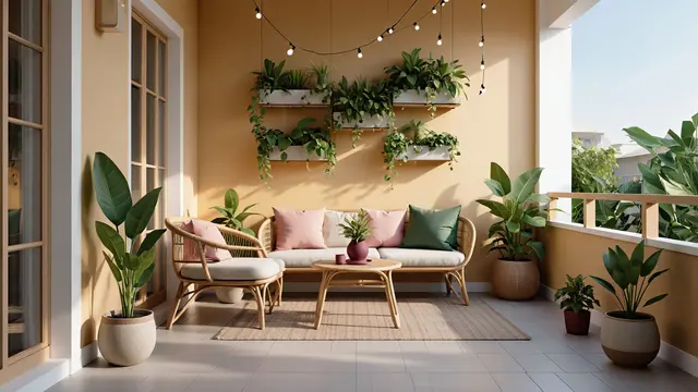 Tips Membuat Teras Kecil Tetap Rapi dan Instagramable untuk Hunian Minimalis/Ilustrasi AI