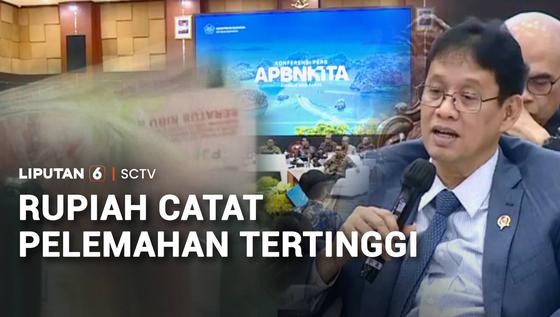 Kurs Rupiah Anjlok, Tembus Rp17.400 per Dolar AS, Ini Respons Pemerintah