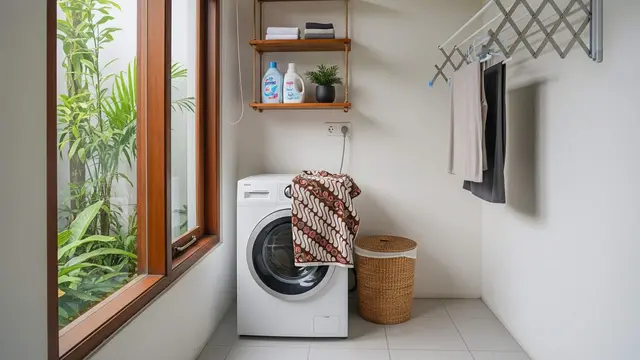 Model Tempat Cuci Baju di Sudut Rumah yang Tidak Makan Tempat