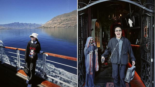 Momen Liburan Isyana Sarasvati dan Suami