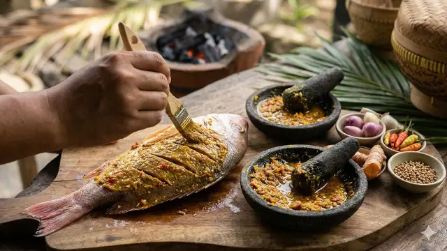 Cara Membuat Bumbu Ikan Bakar Cepat Meresap (Foto: Gemini AI)