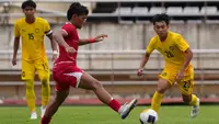 Pertandingan Timnas Indonesia U-20 versus Malaysia di Grup H Kualifikasi Piala Asia U-20 2027 di New Laos Stadium, Ventiane, Senin (31-8-2026). (Dok. FB Asosiasi Sepak Bola Malaysia (FAM)