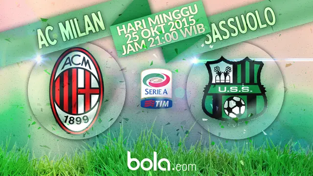 AC Milan vs Sassuolo (Bola.com/Samsul Hadi)
