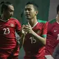 Hansamu Yama, Ricky Fajrin, Fachrudin dan Putu Gede. (Bola.com/Dody Iryawan)