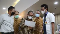 Direktur Perluasan dan Pelayanan Peserta BPJS Kesehatan David Bangun berkunjung ke Kantor Pertanahan Kota Administrasi Jakarta Timur, Selasa (2/3)(Foto: Dok. Humas BPJS Kesehatan)