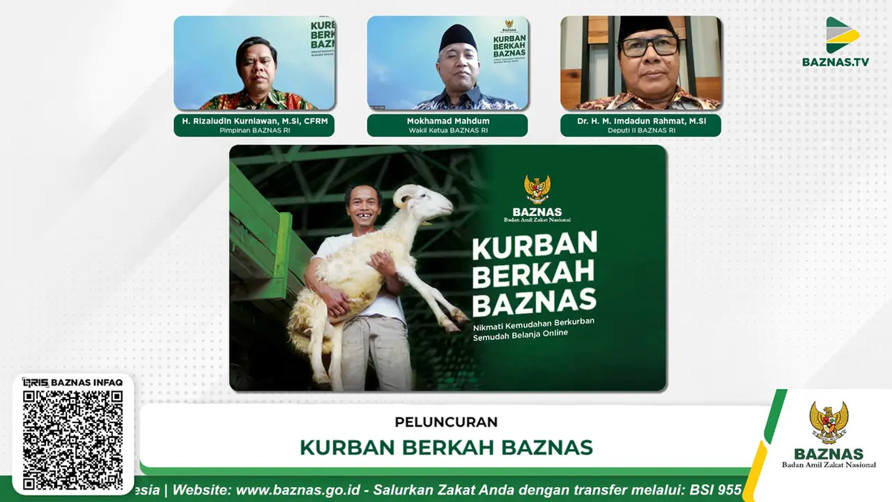 konferensi pers Kurban Berkah BAZNAS
