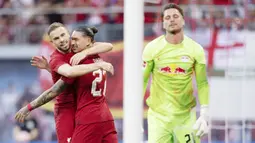 Tak pelak Darwin Nunez jadi bulan-bulanan fans klub rival di dunia maya. Banyak yang menyebut sang pemain merupakan pembelian gagal Liverpool, seperti halnya Andy Carroll. (Hendrik Schmidt/dpa via AP)