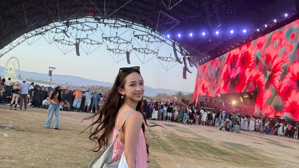 Dari Feminin sampai Edgy, Gaya Stylish Dita Karang Nonton Coachella 2026