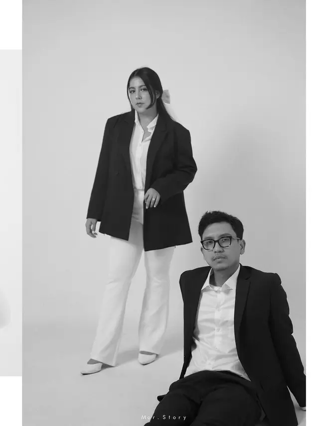 Tiba-Tiba Sah, Ini 6 Potret Prewedding Nessie Judge Bernuansa Hitam Putih