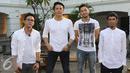 Band Noah berpose seusai Intimate Music Concert bertajuk "Eargasm Noah" yang digagas oleh vidio.com, di kawasan kota,Jakarta,Rabu (15/6/2016). Band Noah membawakan 8 lagu dalam konser tersebut (Liputan6.com/Herman Zakharia)