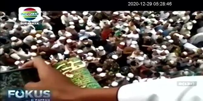 VIDEO: Ribuan Pelayat Iringi Pemakaman Habib Hasan Assegaf, Ini Respons Satgas COVID-19 Pasuruan