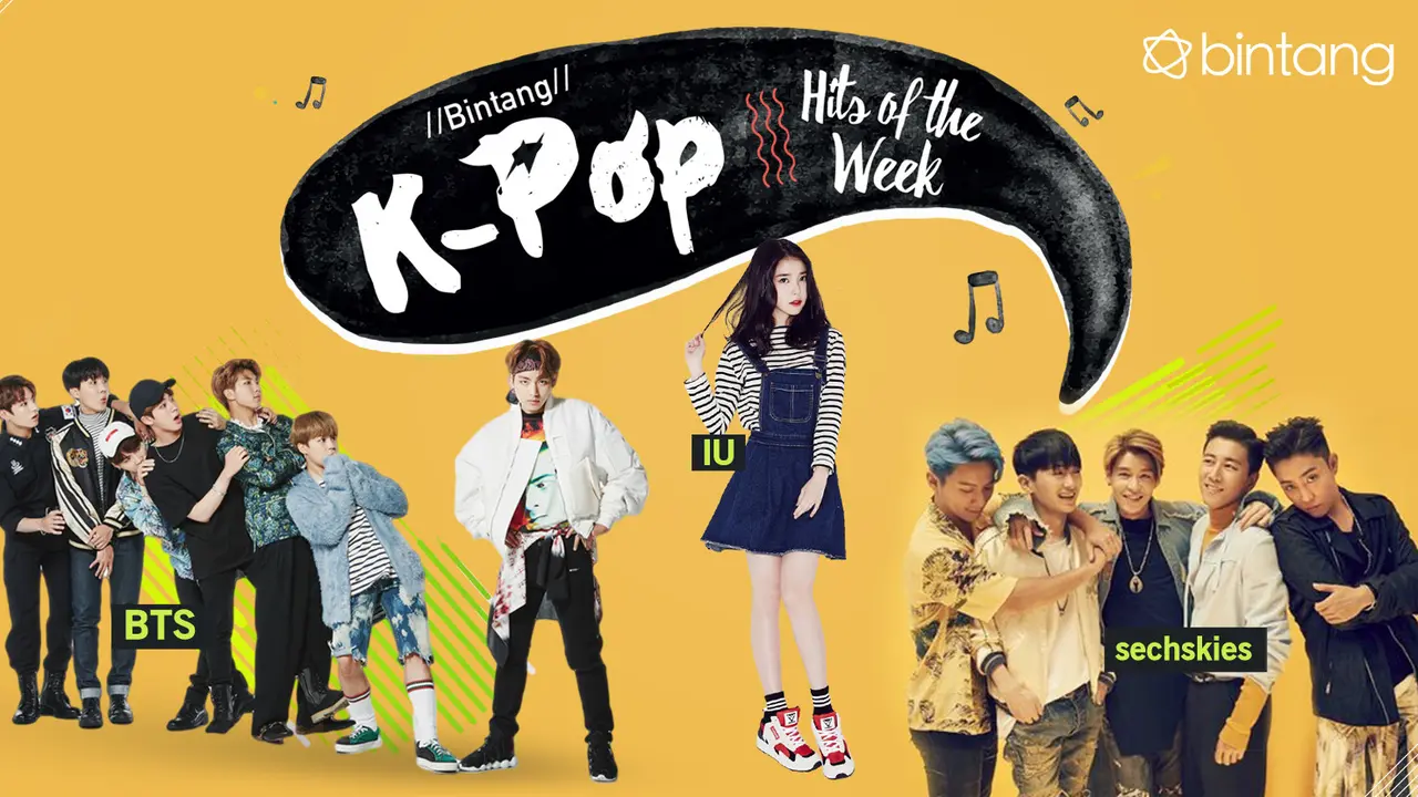 [Bintang] Bintang K-Pop Hits of the Week: BTS, Sechkies, IU, Yoon Jong Shin