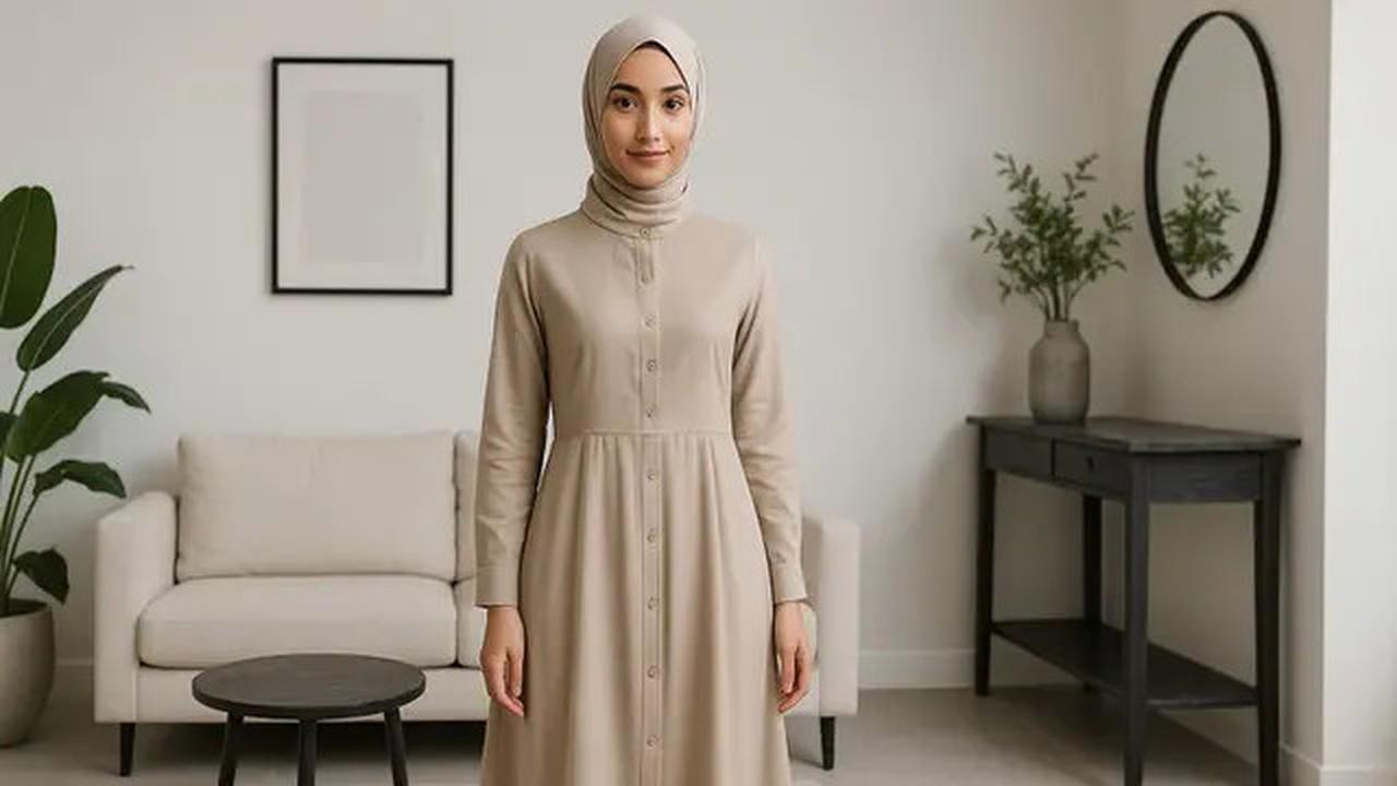 7 Model Gamis Katun Terbaru 2025, Tampil Stylish dan Tetap Nyaman Sepanjang Hari