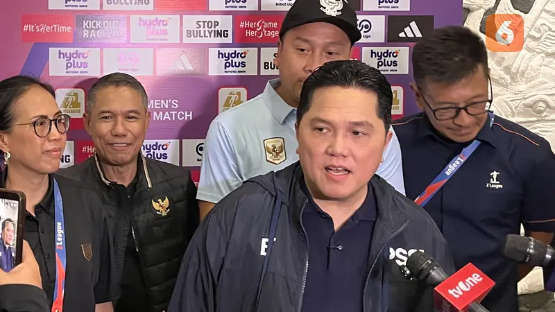 Erick Thohir Ajak Suporter Datang ke Stadion Dukung Indonesia Women's League