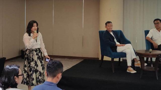 Jumpa pers Art Jakarta Gardens 2024. (Liputan6.com/Henry)